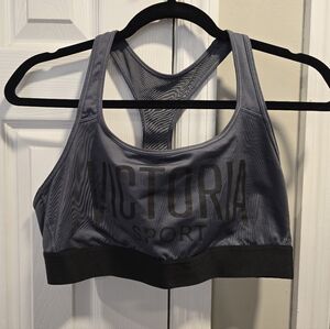 Victoria's Secret Charcoal and Black Sports Bra